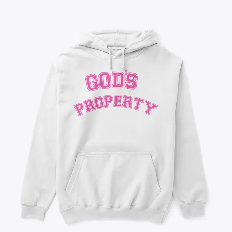 Pink Letters God's Property